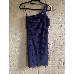 Dress Barn One-Shoulder Dress Size 4